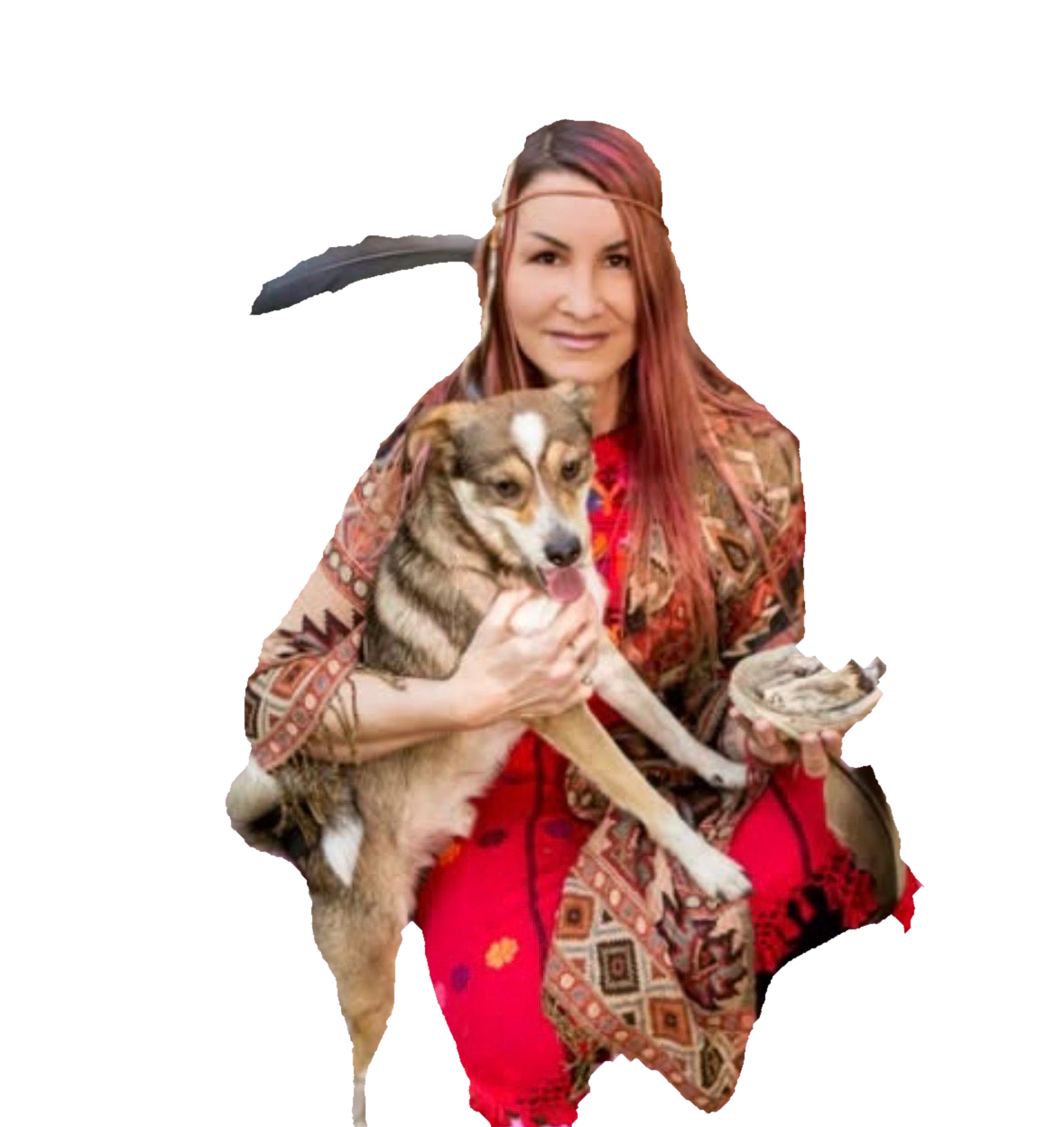 Panterra mit ihrem Hund